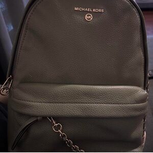 Michael Kors Sage Green Backpack